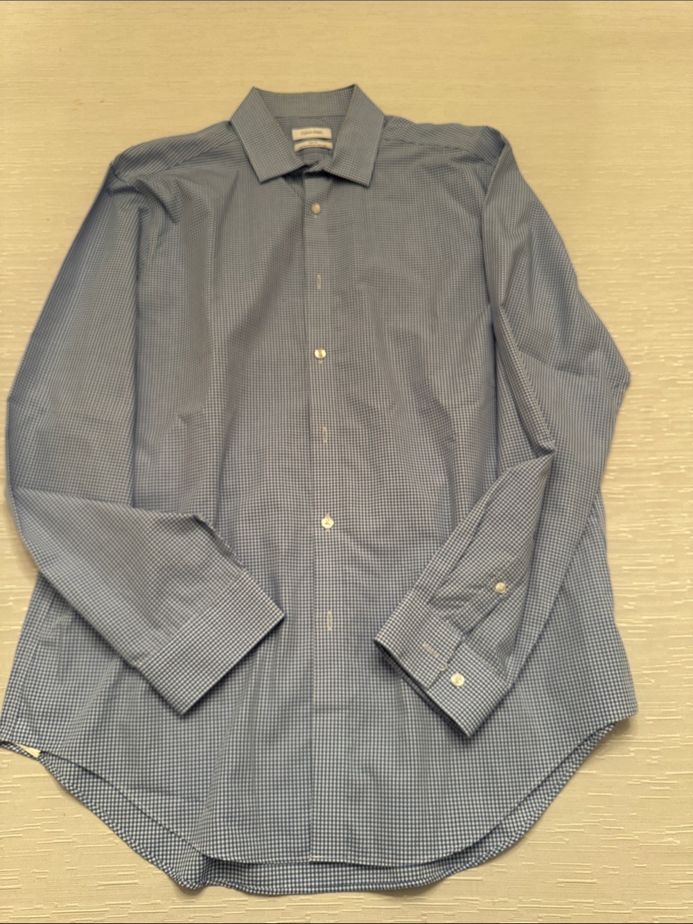 CALVIN KLEIN slim fit dress shirt